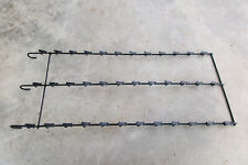 Vintage Store Metal Hanging Display Chip & Snack Rack 36 Clips 3 Rows of 12 picture