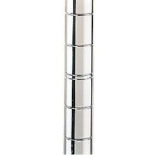 Commercial Chrome Posts for Wire Shelving- Set of 4 Poles picture