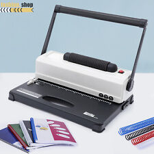 Manual Spiral Coil Combo Binding Machine Round Hole Punch with Electric Inserter picture