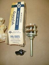 Vintage Centralab PA-1005 2 Pole 11 Position Rotary Switch NOS with Knob  picture
