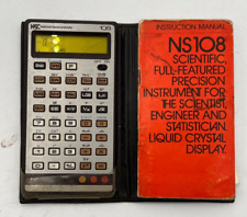 Vintage National Semiconductor Company Scientific Calculator 108 W Case Manual picture