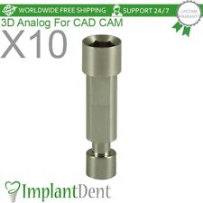 10 Analog For 3D Print Prosthetics Dental CAD/CAM Model Abutment Lab picture
