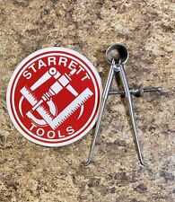 VINTAGE STARRETT 3 INCH ROUND LEG INSIDE CALIPER SPRING JOINT MADE IN U.S.A. picture