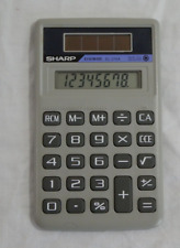 Vintage Sharp ELSI MATE EL-376A Solar Cell Calculator Pocket Desk WORKS GREAT picture