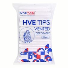 500Pcs(5 Bags)  White Disposable HVE High Volume Evacuation Suction Dental Tips picture