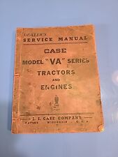 Vintage Case Dealer's Service Manual Model VA Tractors and Engines picture