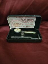 Vintage STARRETT NO.711-F LAST WORD INDICATOR WITH CASE and Acessories  picture