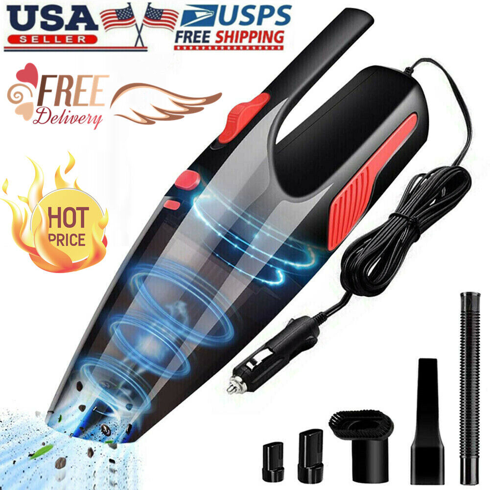 120W Cordless Handheld Vacuum Cleaner Car Home Auto Rechargeable Wet Dry Duster