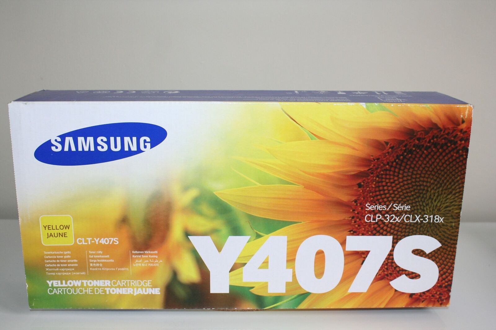 Genuine Samsung CLT-Y407S Toner open box NEW & SEALED