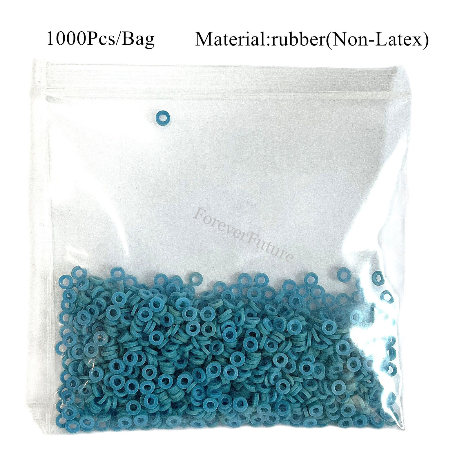 1000Pcs/Bag Dental Orthodontic Separator Elastic Rubber Bands Ties Blue Color
