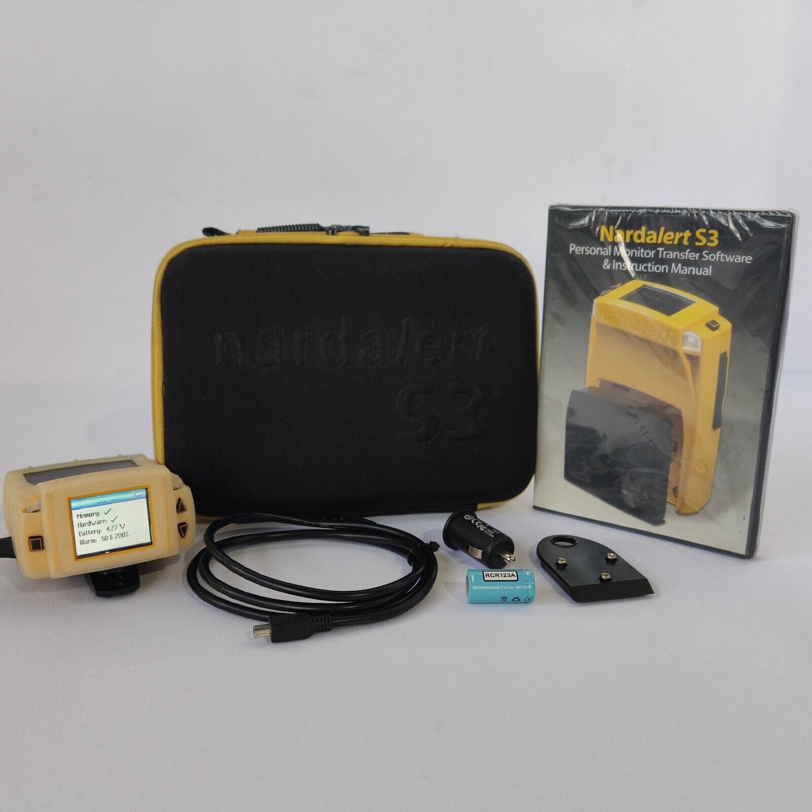 Narda Nardalert S3 Personal Radiation Monitor 2270/01 & Sensor 2271/31