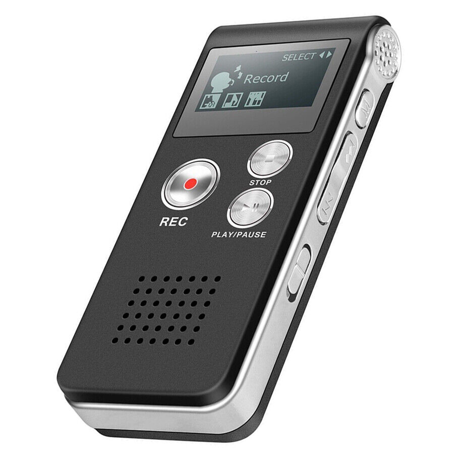 Digital Voice Recorder Dictaphone Audio Sound Recorder Mini Small Spy Lecture