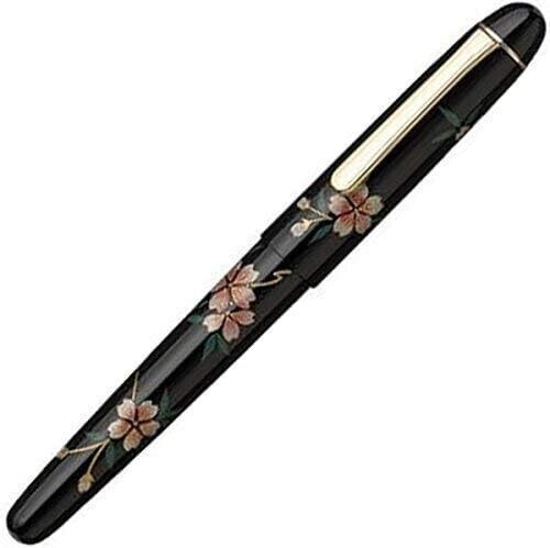 Platinum Fountain Pen #3776 PNB-30000B#40-2 Century Kaga Hira Makie SAKURA F NEW