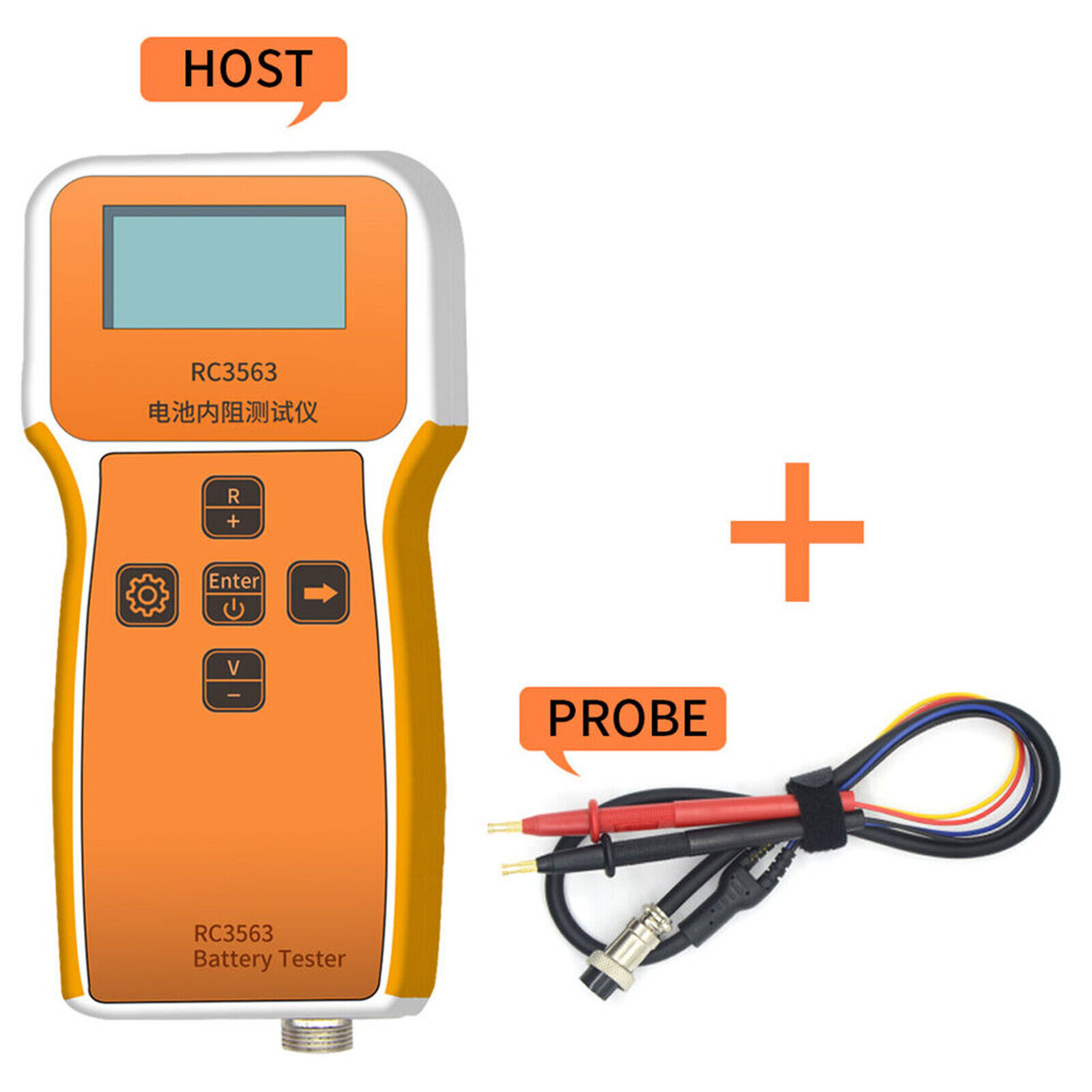 RC3563 Battery Voltage Meter Internal Resistance Voltage Tester Detector US