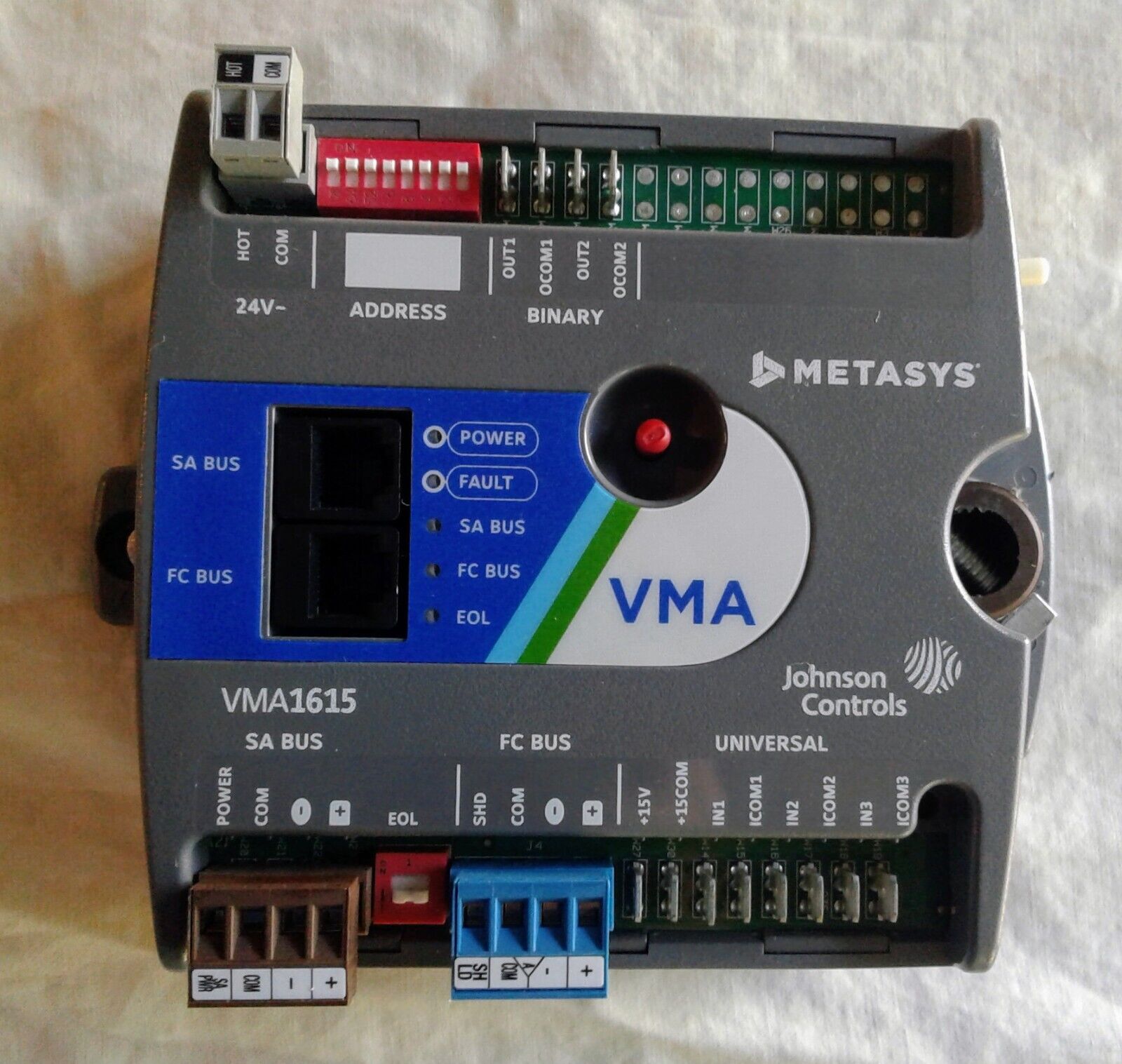Controller VMA-1615, VAV unit programmable, BACnet & N2  Metasys JCI, Used