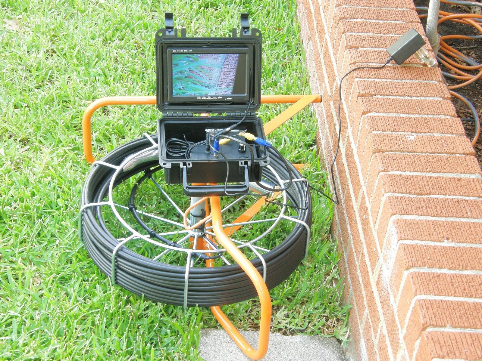 100 foot pipe inspection camera, sewer main inspection, 100' ft video scope