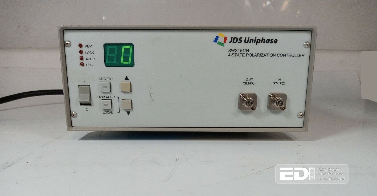 JDS Uniphase SWS15104 C-Band 4 State Polarization Controller