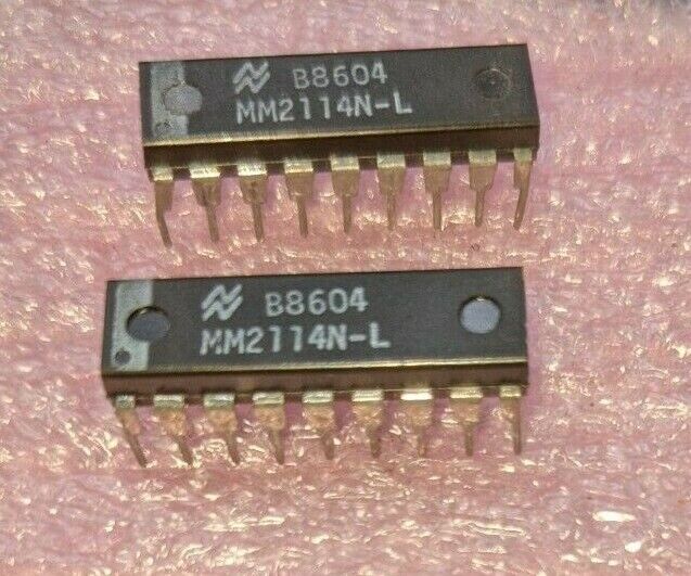 Lot of 2 NATIONAL SEMICONDUCTOR MM2114N-2 Great Price - SHIPS FAST FROM USA