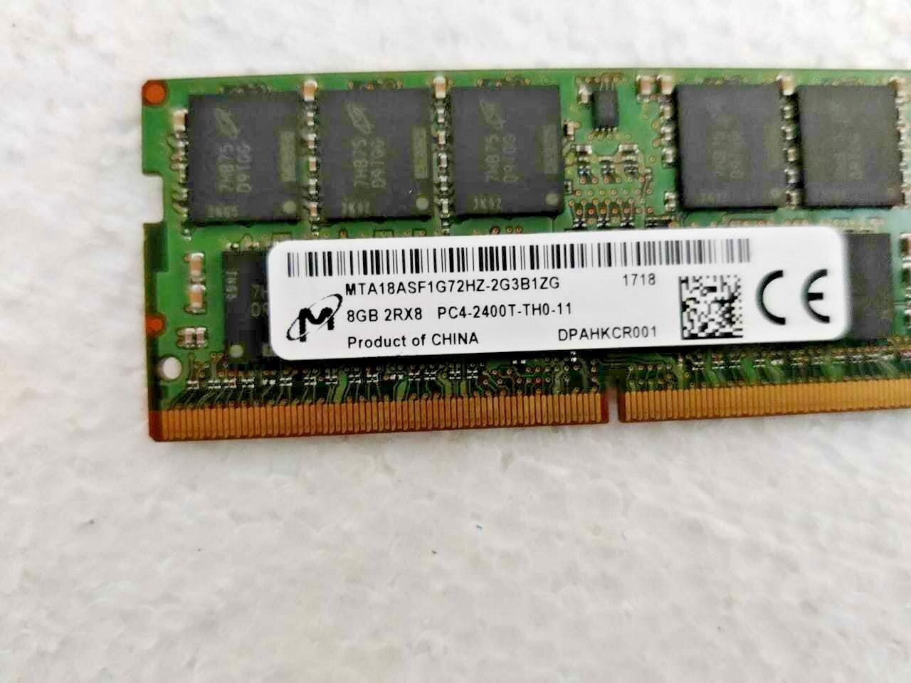 1PC Micron 8GB PC4-2400T DDR4 Memory MTA18ASF1G72HZ-2G3B1ZG Laptop RAM -  NEW