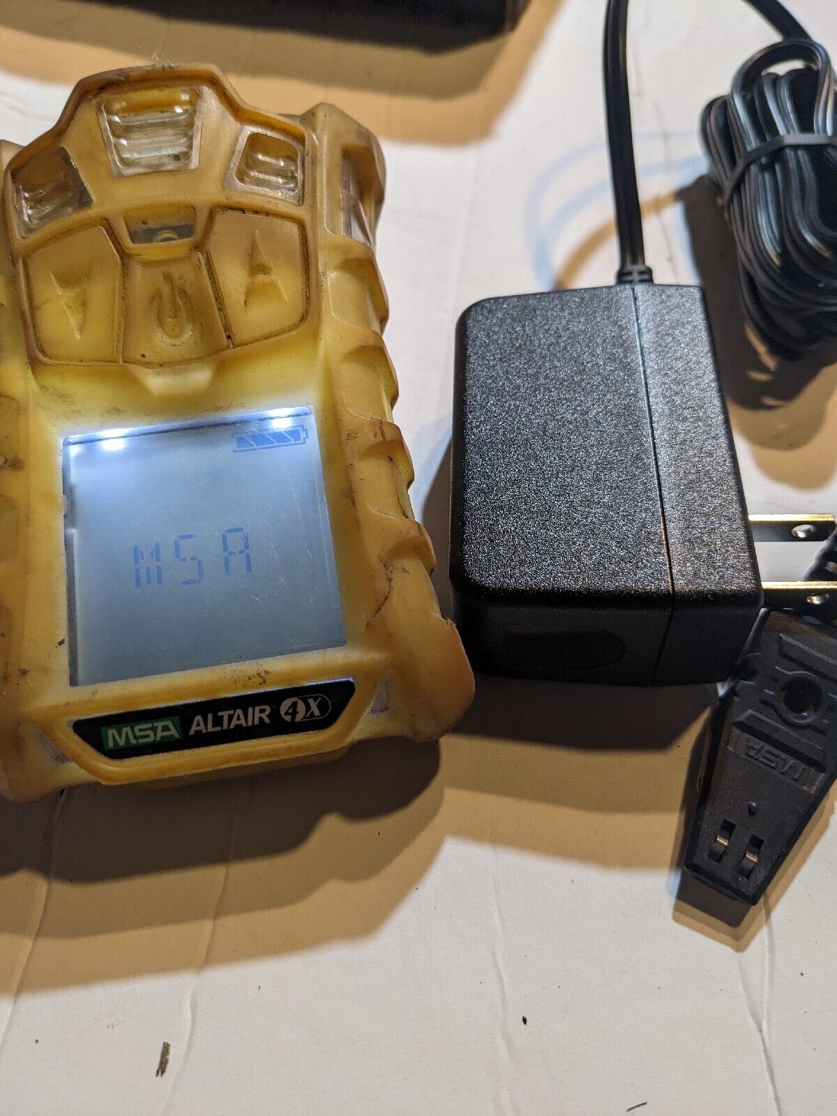 MSA Altair 4X Multi-Gas Detector + Charger Selling As Is, Read