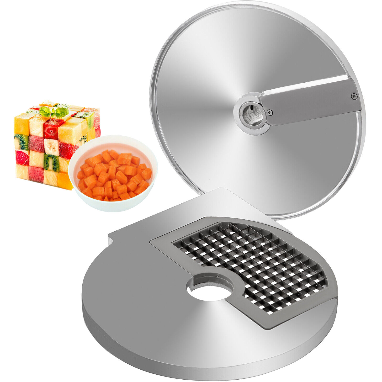 VEVOR 0.4x0.4-Inch Dicing Grid Vegetable Cutter Disc Plate for Food Processor