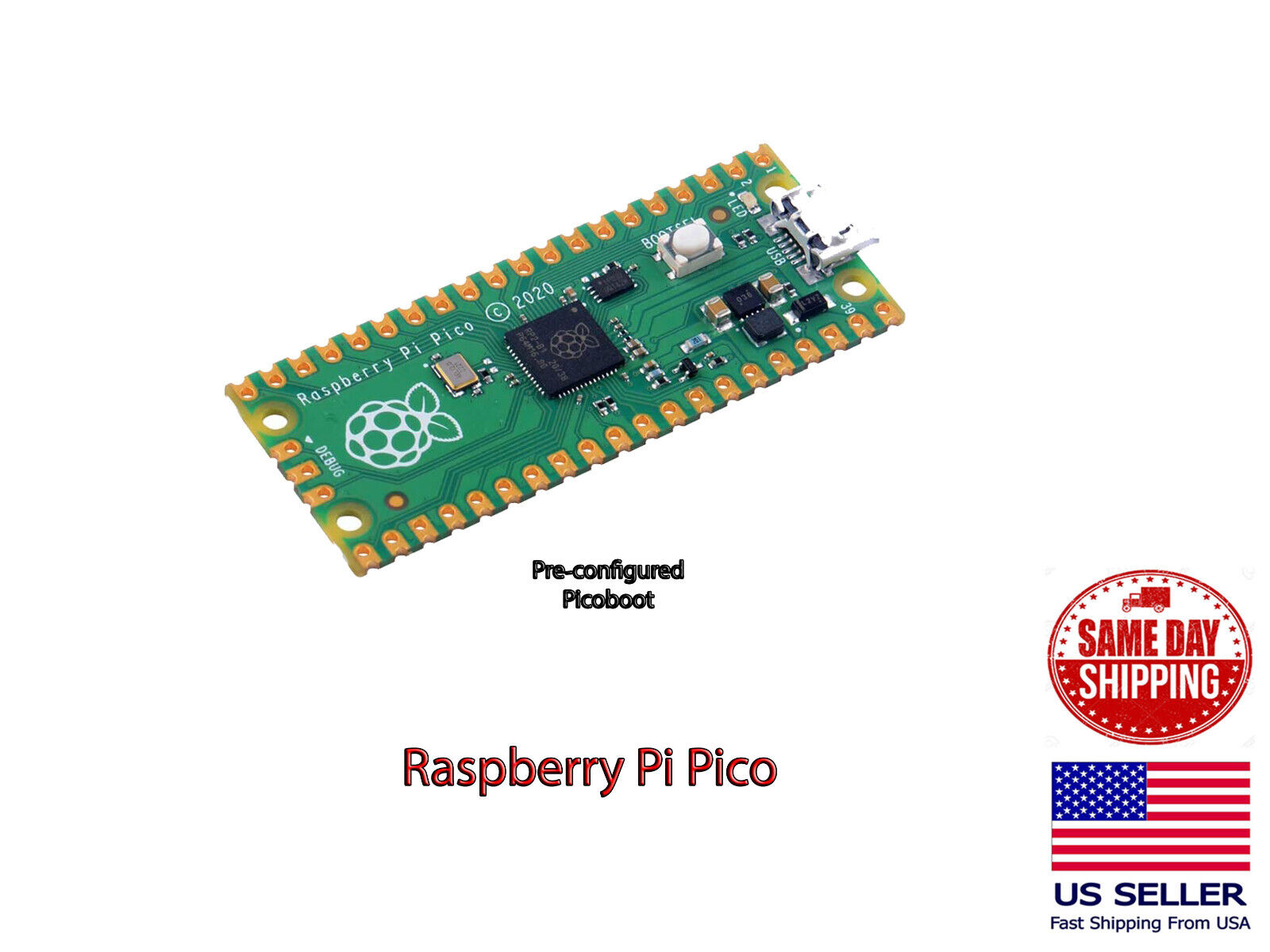 Raspberry Pi Pico Picoboot Microcontroller Development Board