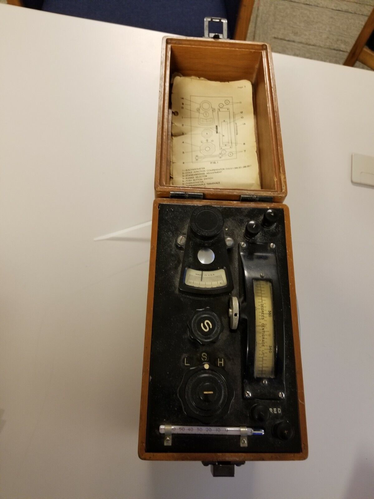 Antique Barber-Colman Portable Potentiometer - Model 321