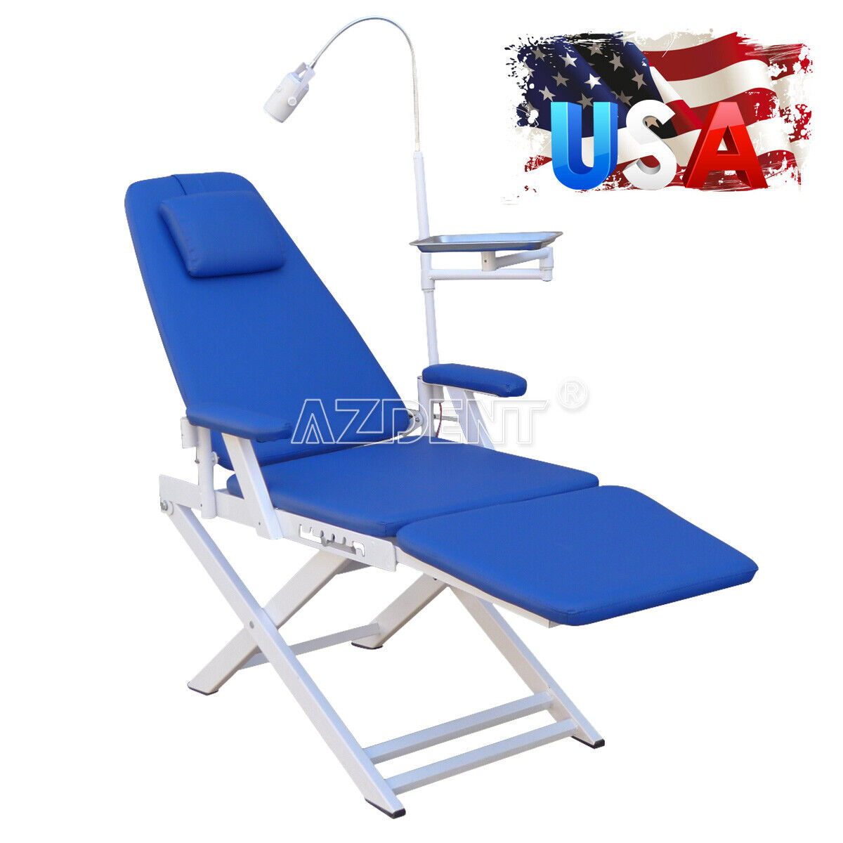 Dental Portable Mobile Delivery Unit Suction Rolling Case 4H Compressor /Chair