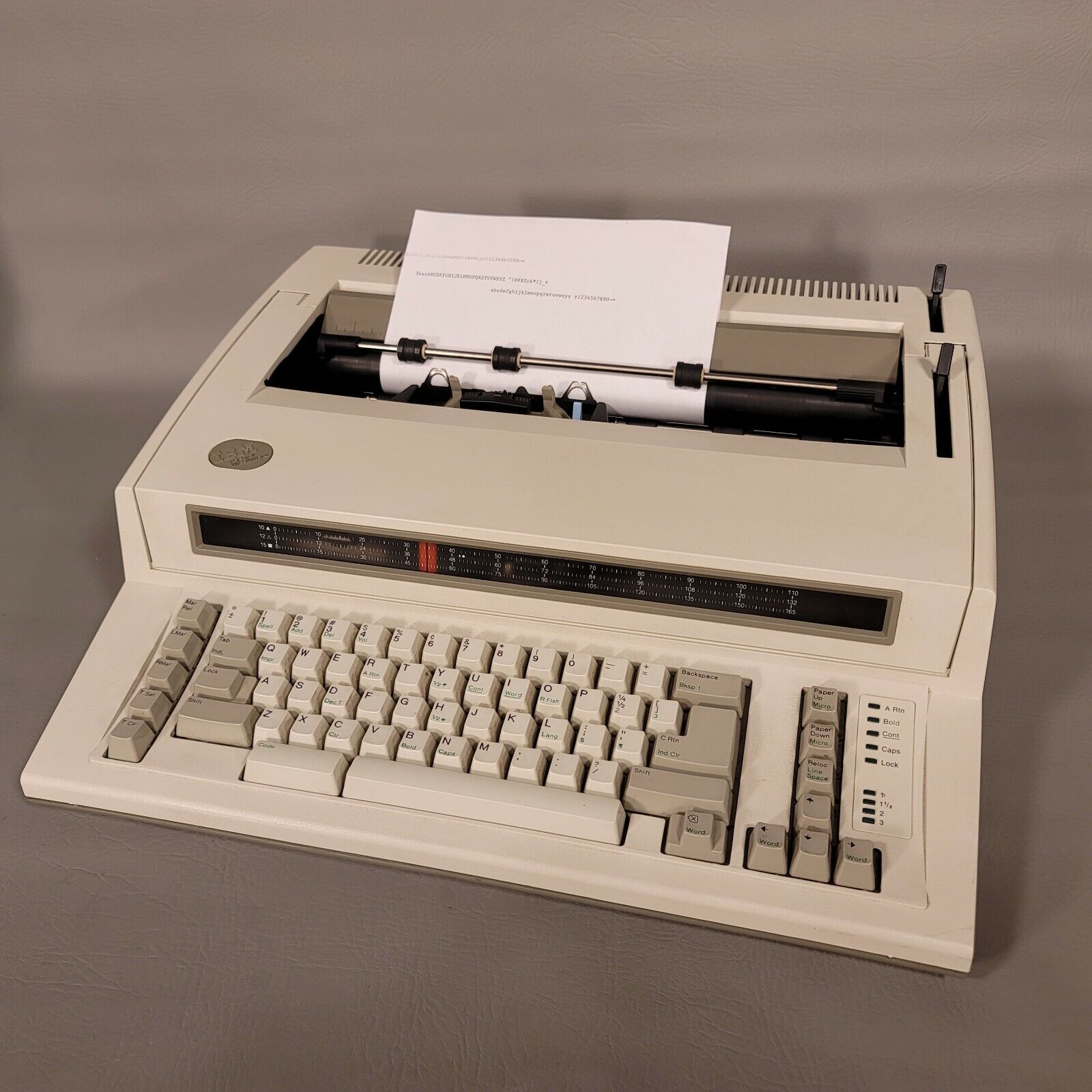 Vintage IBM Personal Wheelwriter 2 Electric Typewriter by Lexmark 6781 Tested