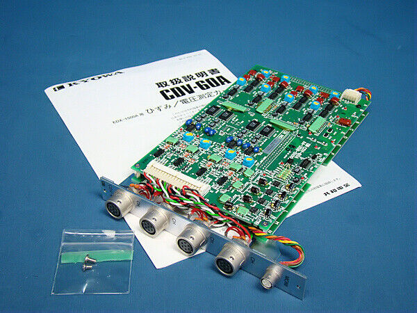 KYOWA CDV-60A Strain voltage measurement card for EDX series Used