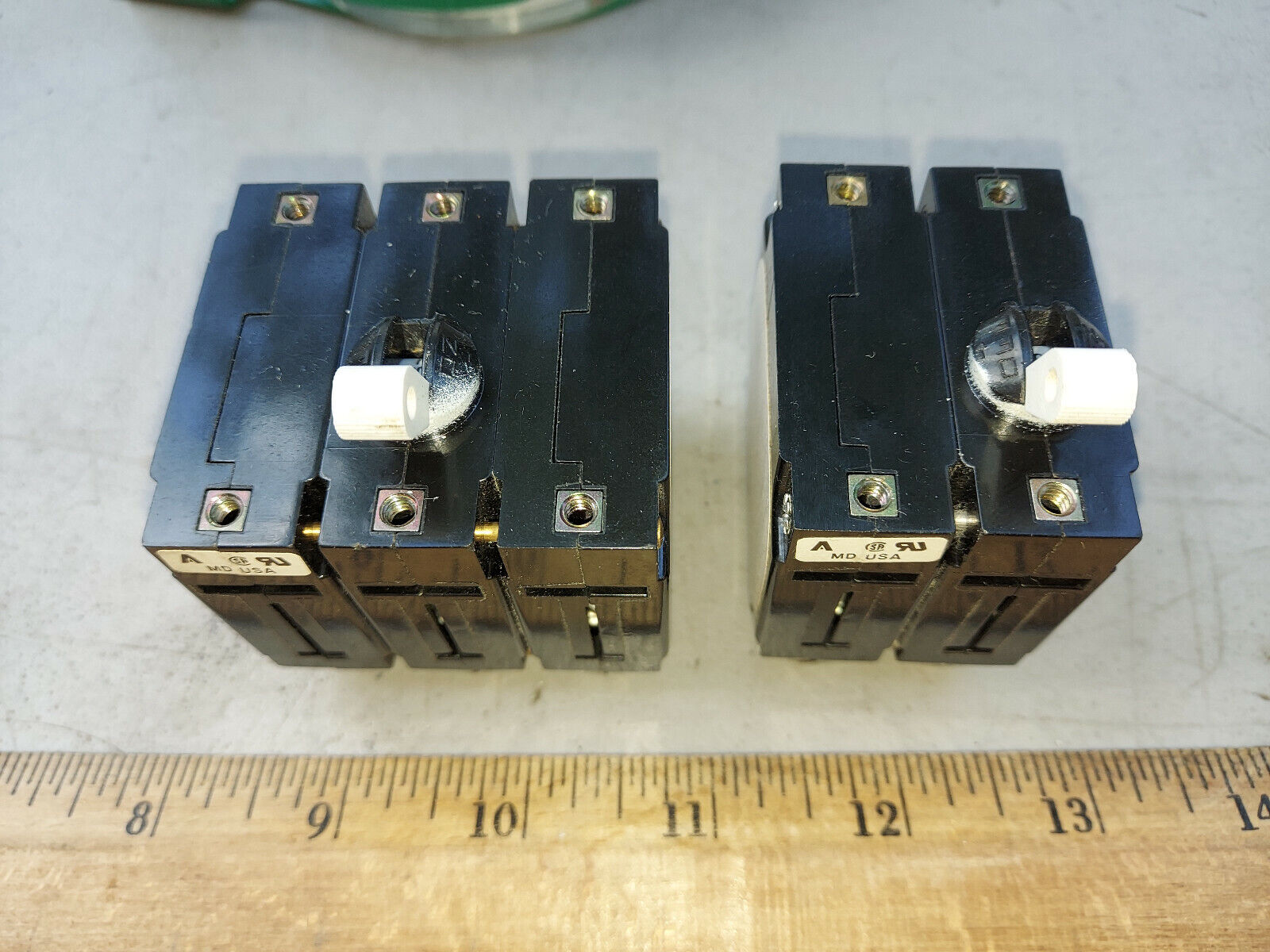 21UU75 GANGED SWITCHES: AIRPAX IEG166 & IEG66, VERY GOOD CONDITION
