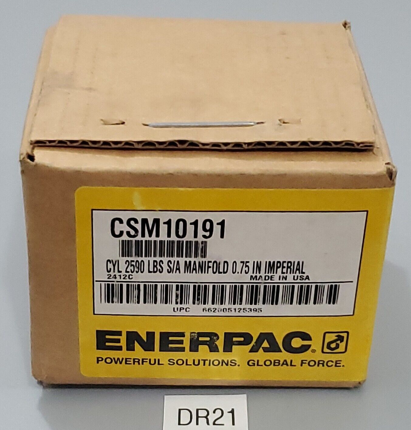 *NEW FACTORY SEALED* Enerpac CSM10191 Manifold Hydraulic Cylinder + Warranty