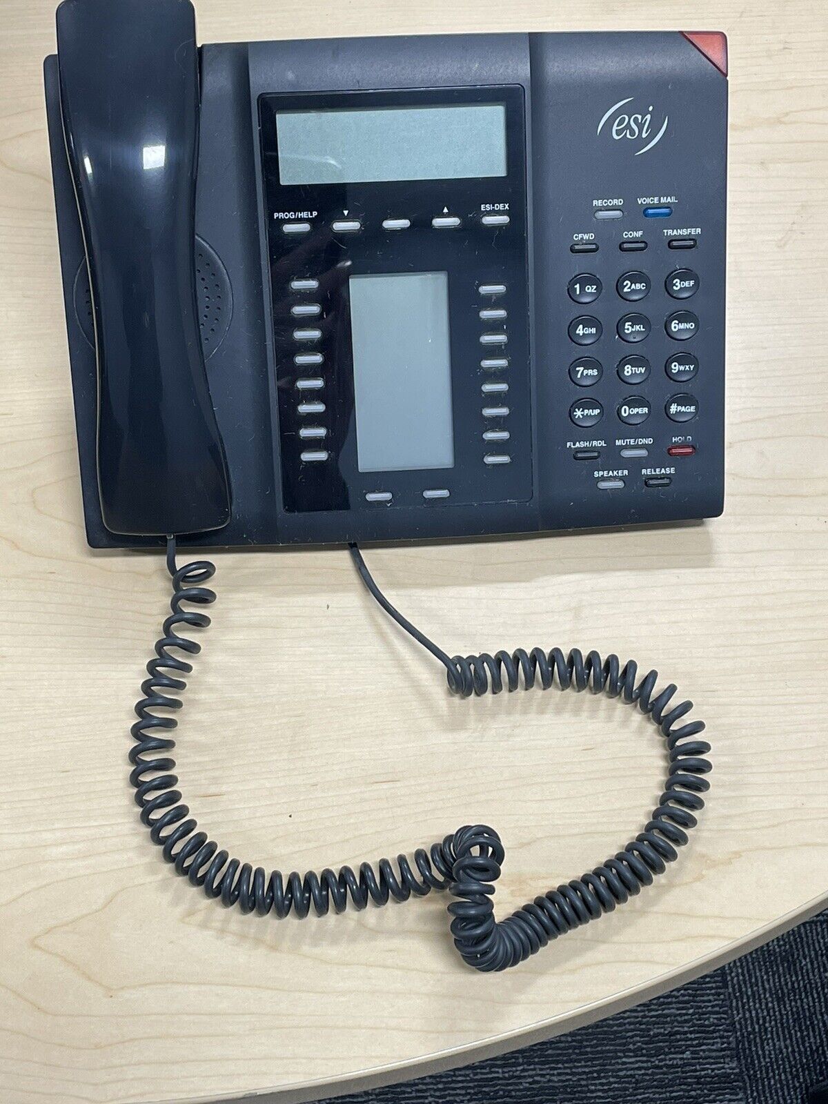 ESI 60D 5000-0594 Digital Phone - Black -Working/Tested