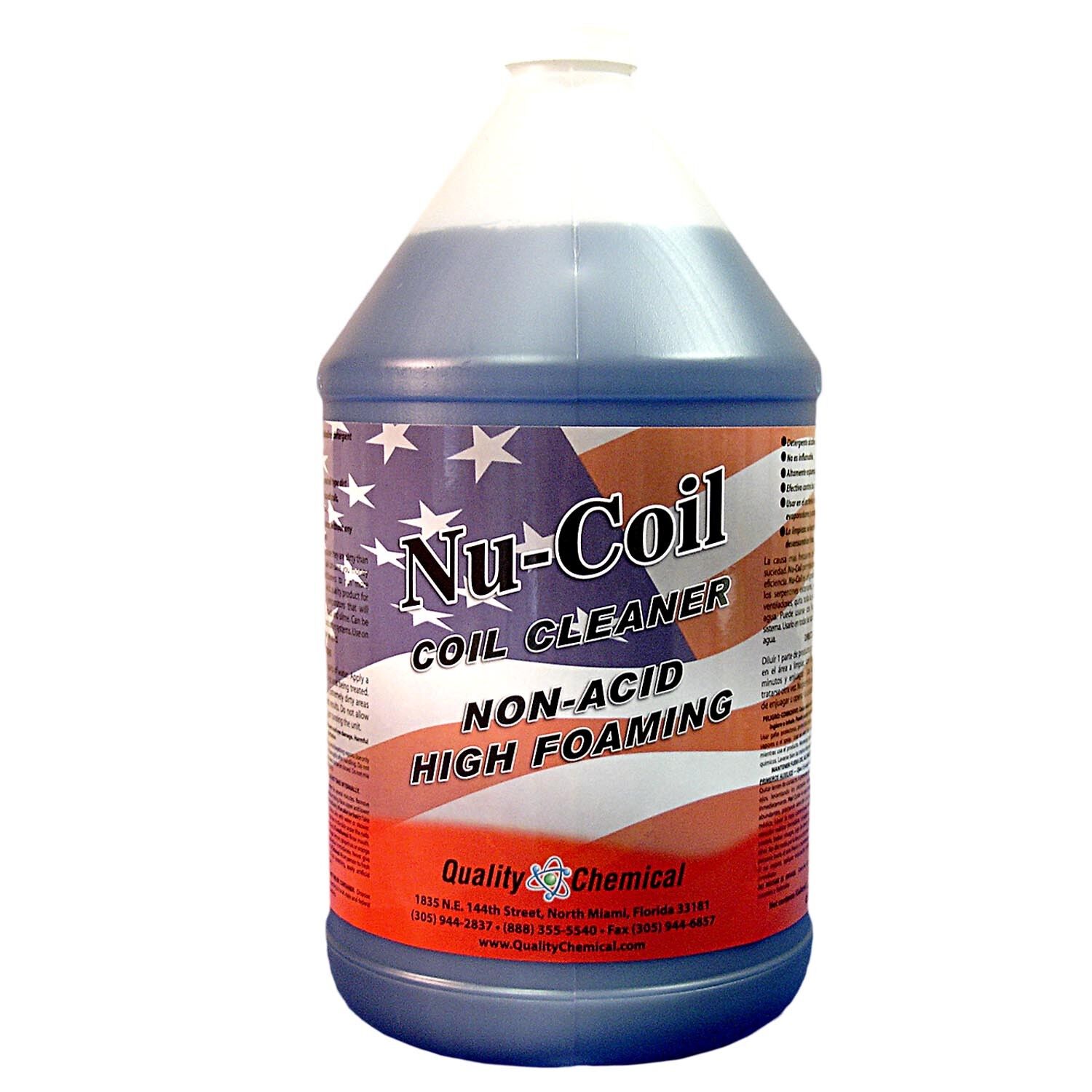 Nu-Coil Concentrated Air Conditioner Coil Cleaner / 1 Gallon (128 oz.)