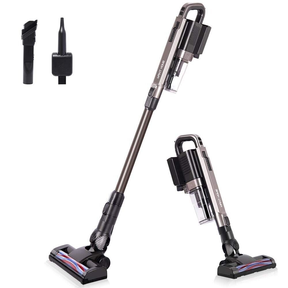 Cordless Vacuum Cleaner Stick Handheld for Carpet Pet Hair & Wood Floor Bagless