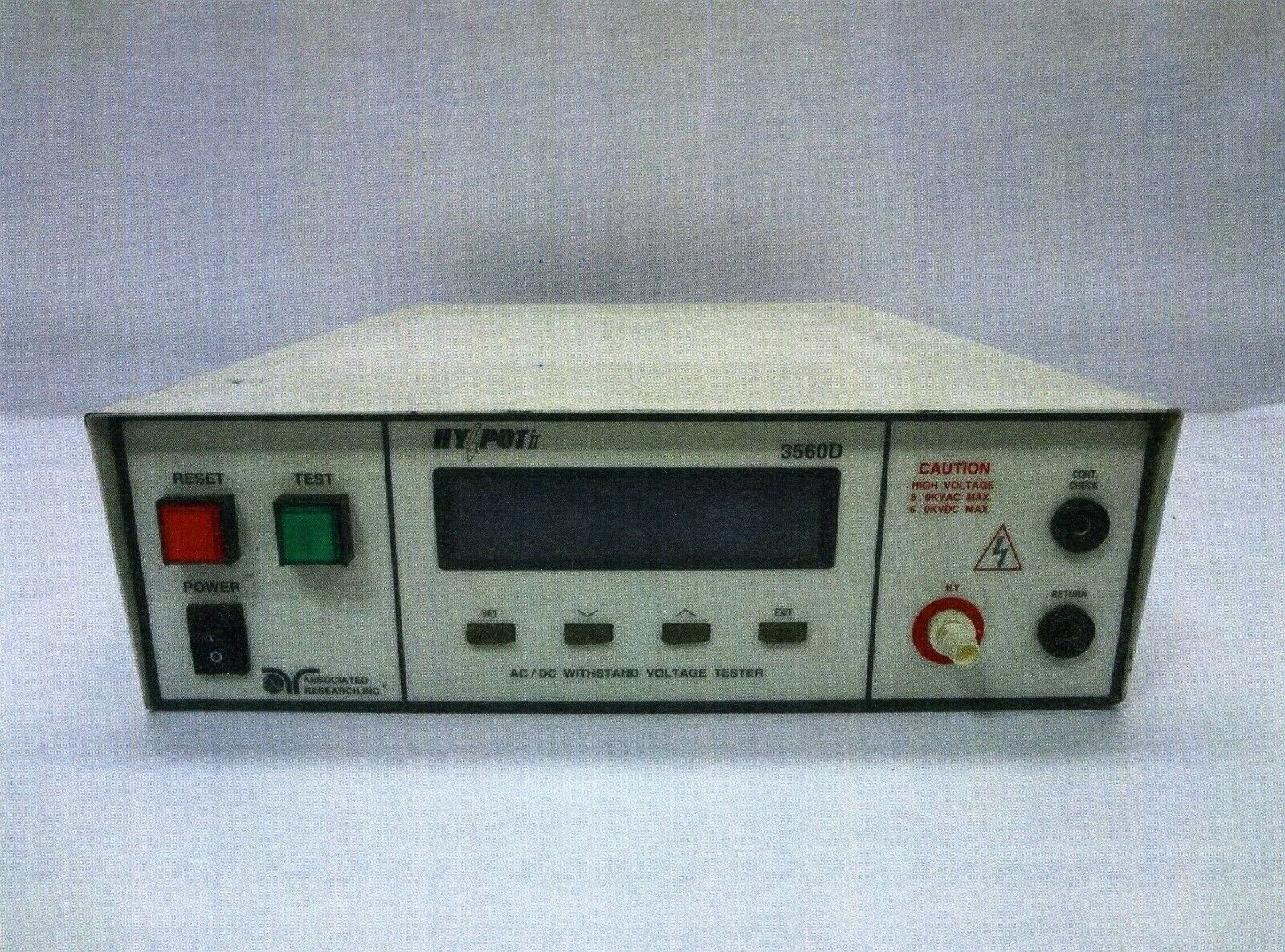 ASSOCIATED REASERCH HYPOT II 3560 AC/DC VOLTAGE TESTER
