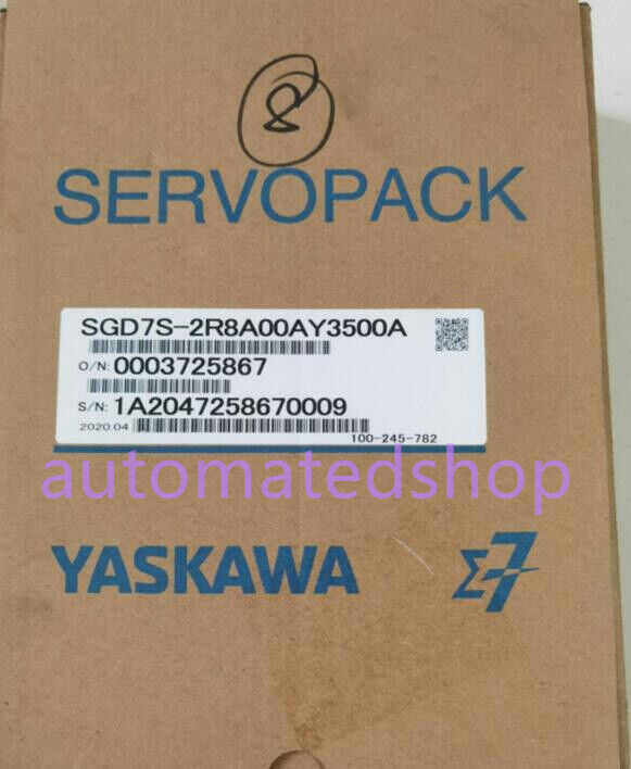 Yaskawa 400W Servo Drive SGD7S-2R8A00AY3500A brand new