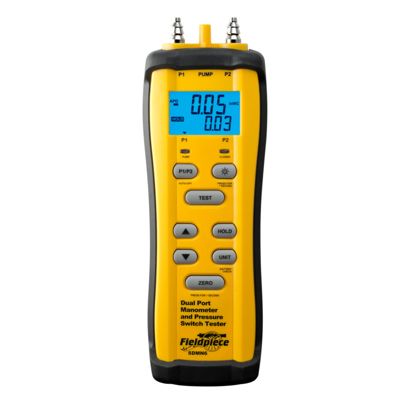 Fieldpiece SDMN6 Digital Differential Pressure Manometer