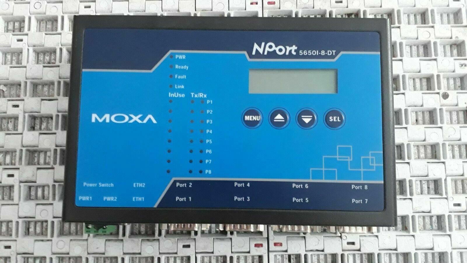 Moxa NPORT 5650l-8-dt 5650L-8-DT 8port Device Server