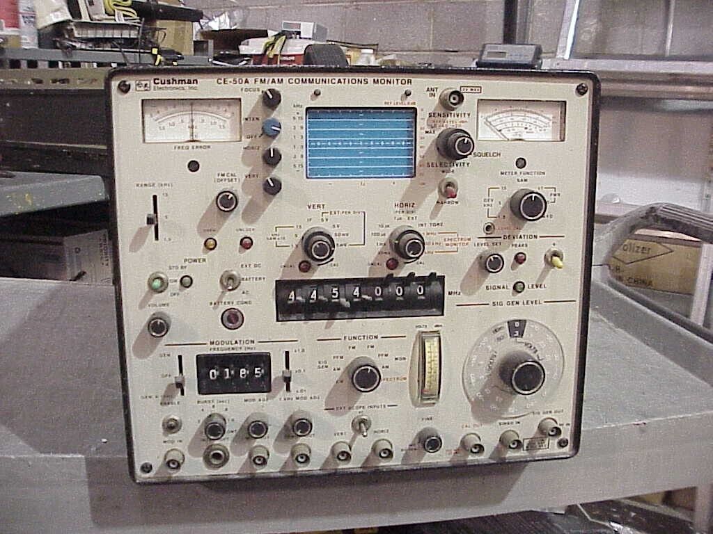 cushman communications monitor CE-50A/A1/TG FM/AM