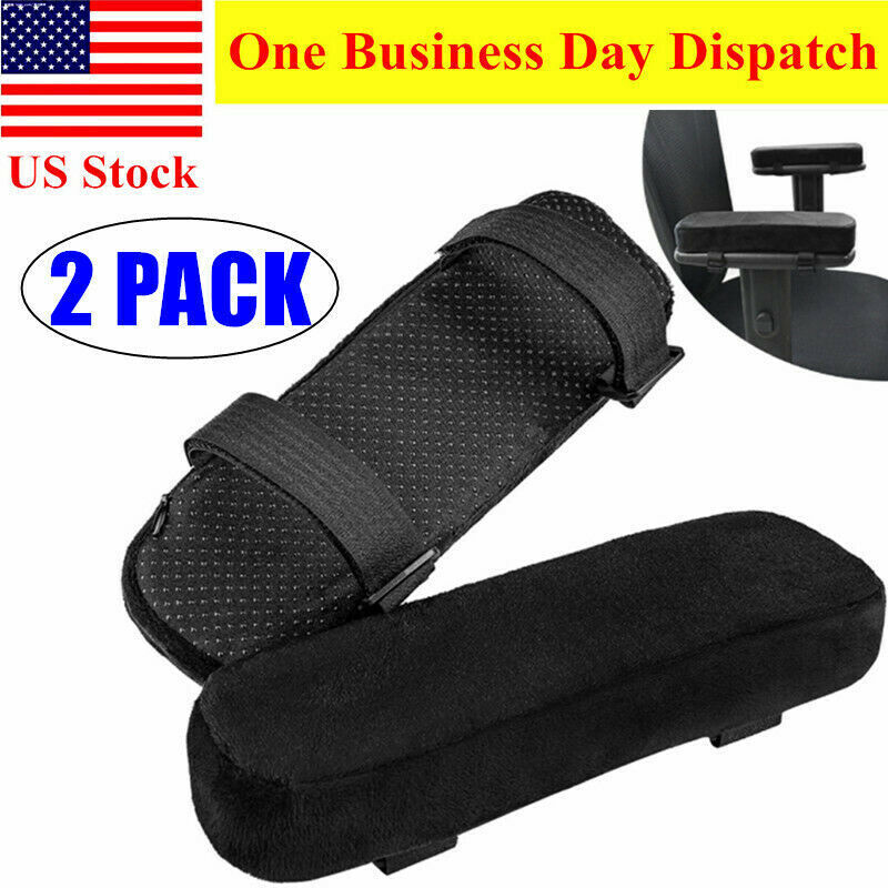 Memory Foam Chair Armrest Pads Elbow Pillow Support Arm Rest Covers Office Chair