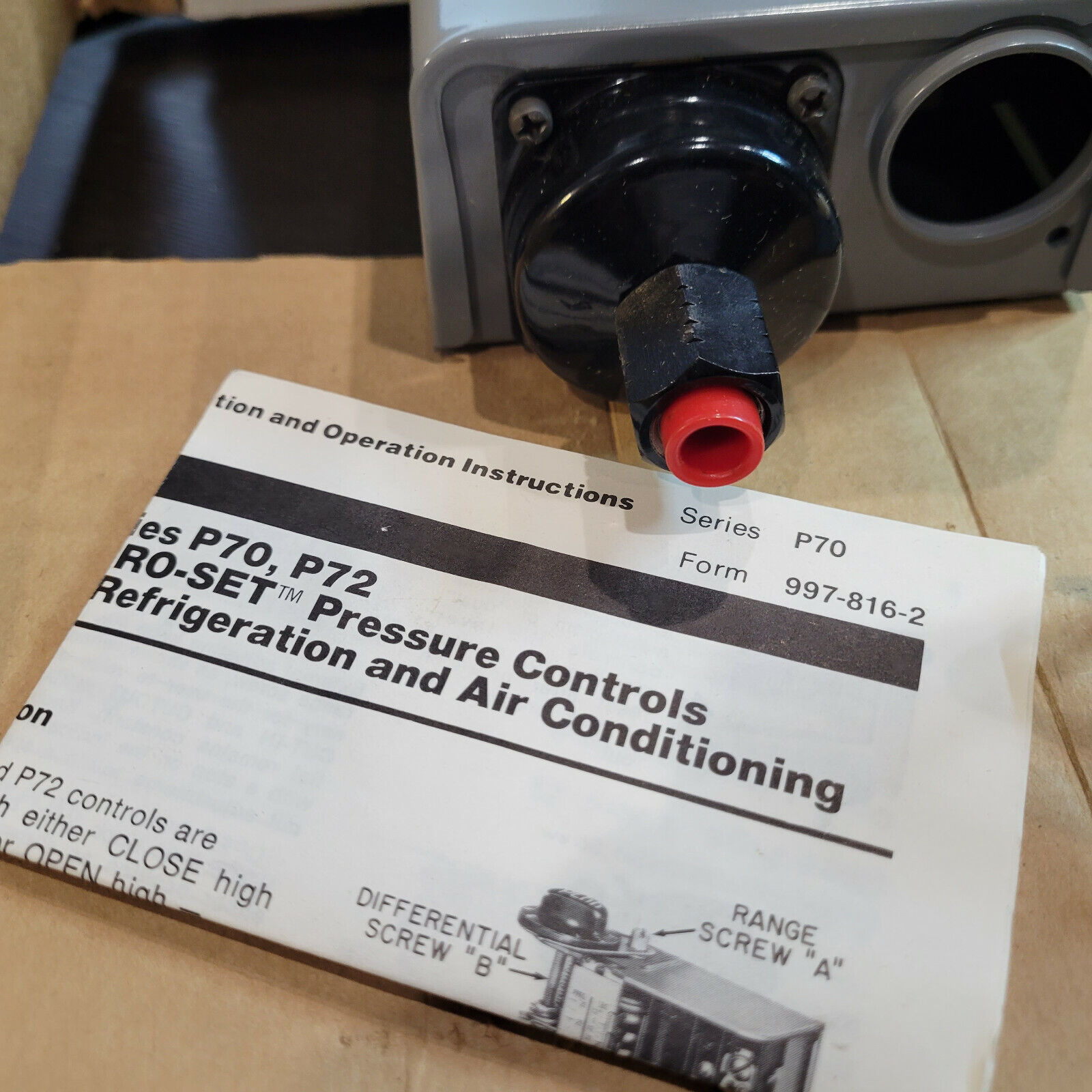 Johnson Controls P72AA-18 Differential Ammonia 1/4in 5-35psi Pressure NEW $89