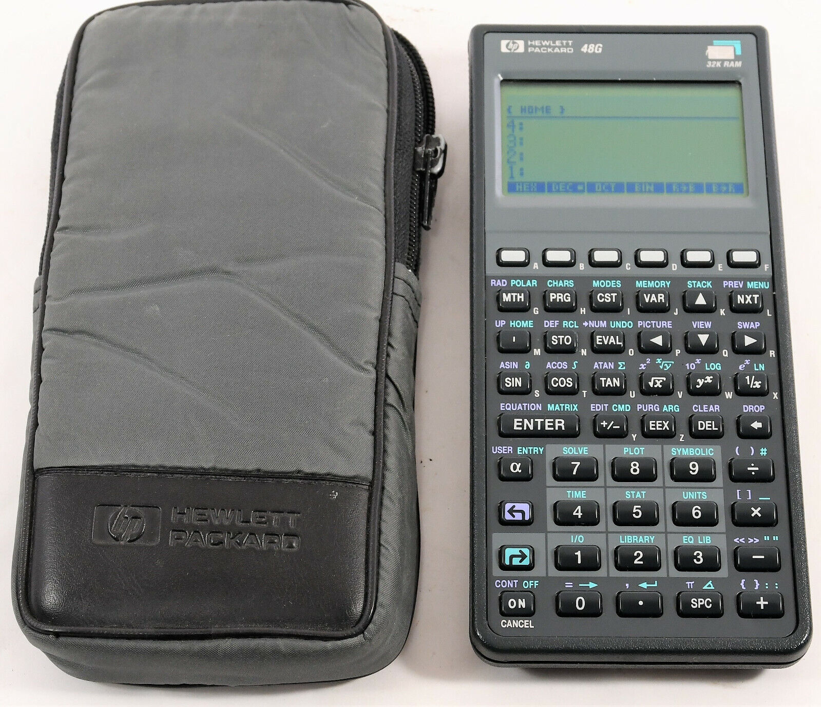 Hewlett Packard HP 48G Graphing Calculator with Original Case 32k Ram