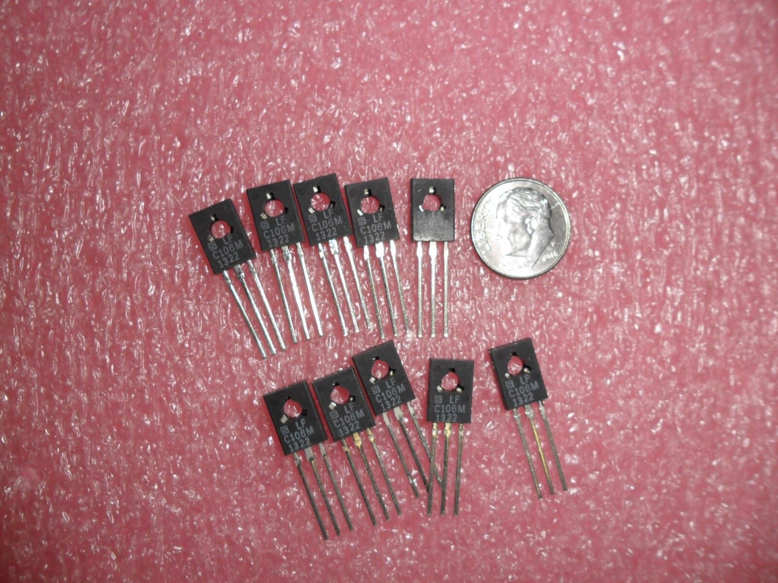C106M Thyristor SCR 600V 20A 3 Pin To-225  ( LOT OF 10)