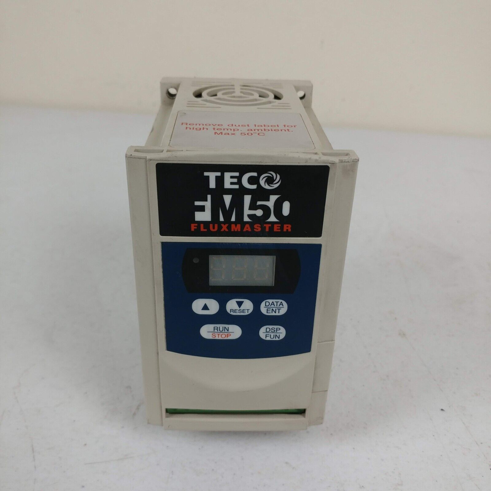 Teco FM50-101-C Fluxmaster Variable Frequency Inverter AC Drive Untested