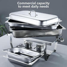 Catering Buffet Server&Warmer w/Foldable Frame&Pan&Lid for Banquet Wedding-3Size picture