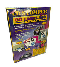 Vintage CD Stomper Pro CD Labeling System Design Kit PC Mac Software NEW 1999 picture