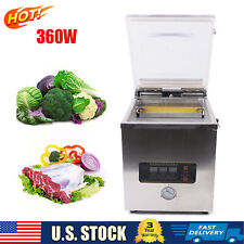 Vacuum Sealer 360W Commercial Food Chamber Vacuum Sealing Packing Machine 110V picture