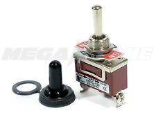 Toggle Switch Heavy Duty 20A/125V Momentary SPDT (On)-Off-(On) w/Waterproof Boot picture