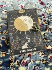 THE MOON Leather Dairy Journals Vintage Style Sketch Book Deckle Edge paperGift3 picture